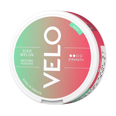 velo iced melon mini snus flavor